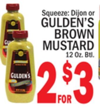 C Town Gulden's brown mustard offer