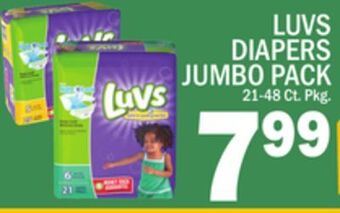 C Town Luvs diapers jumbo pack offer