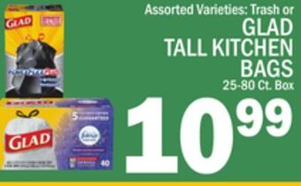 C Town Glad tall kitchen bags offer