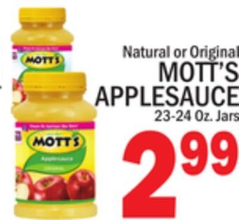 C Town Mott's applesauce offer