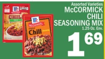 C Town Mccormick chili seasoning mix offer