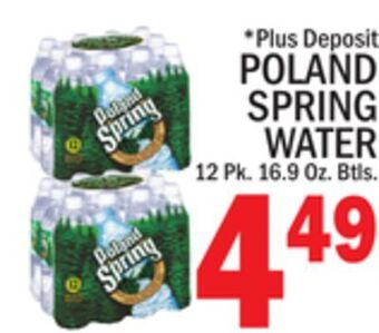 C Town Poland spring water offer