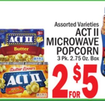 C Town Act ii microwave popcorn offer