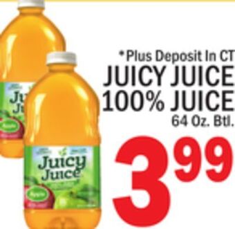C Town Juicy juice 100% juice offer