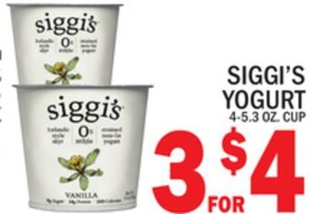 C Town Siggi's yogurt offer