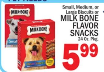 C Town Milk bone flavor snacks offer