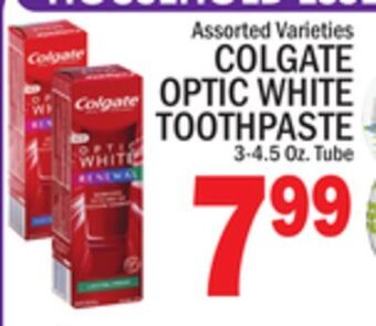 C Town Colgate optic white toothpaste offer