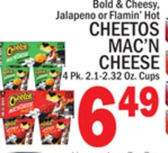 C Town Cheetos mac'n cheese offer