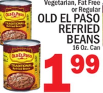C Town Old el paso refried beans offer