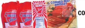 C Town Freirich corned beef offer