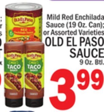C Town Old el paso sauce 9 oz. btl. offer