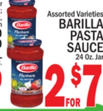 C Town Barilla pasta sauce offer