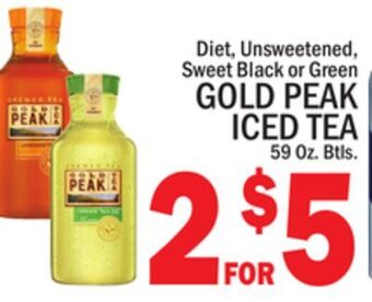 C Town Gold peak iced tea offer