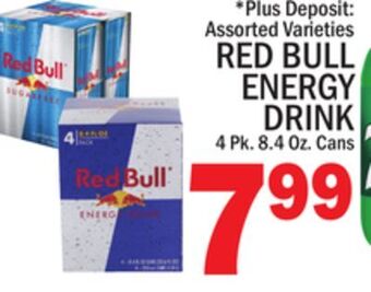 C Town Red bull energy drink offer