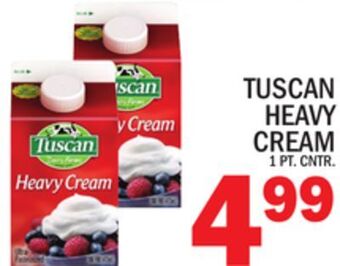C Town Tuscan heavy cream offer