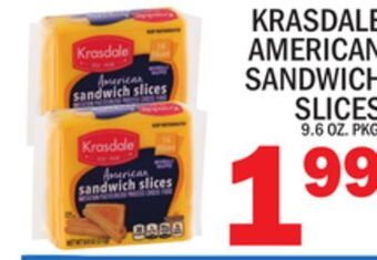 C Town Krasdale american sandwich slices offer