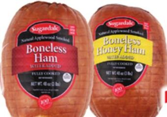 C Town Sugardale boneless ham offer