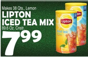 Bravo Supermarkets Lipton iced tea mix offer