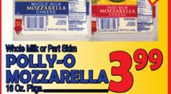 Bravo Supermarkets Polly-o mozzarella offer