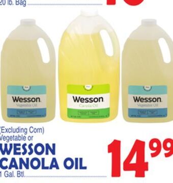 Bravo Supermarkets Wesson canola oil offer