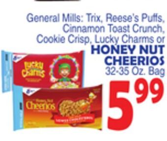 Bravo Supermarkets Honey nut cheerios offer