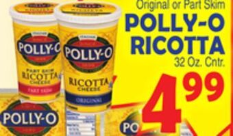 Bravo Supermarkets Polly-o ricotta offer