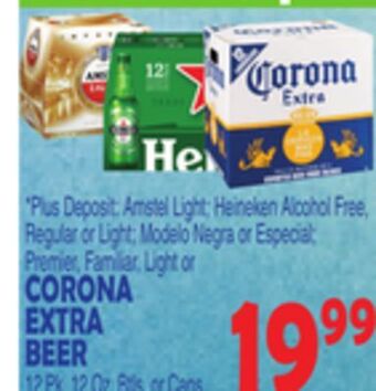 Bravo Supermarkets Corona extra beer offer