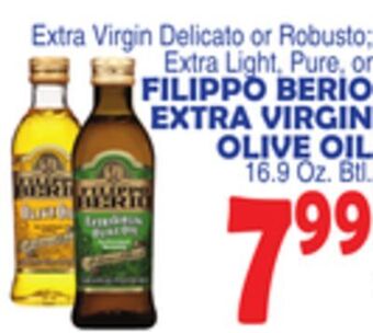 Bravo Supermarkets Filippo berio extra virgin olive oil offer