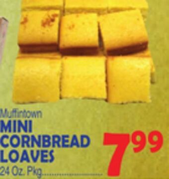 Bravo Supermarkets Mini cornbread loaves offer