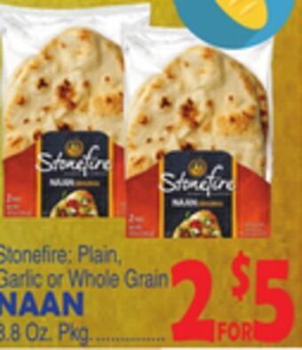 Bravo Supermarkets Stonefire naan offer