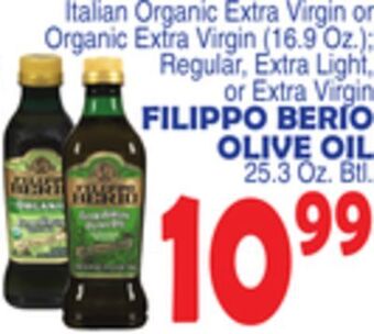 Bravo Supermarkets Filippo berio olive oil 25.3 oz. btl. offer