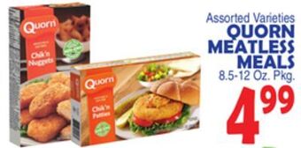 Bravo Supermarkets Quorn meatless meals offer