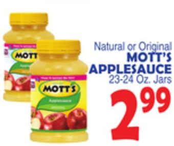 Bravo Supermarkets Mott's applesauce offer