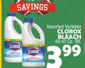 Bravo Supermarkets Clorox bleach offer