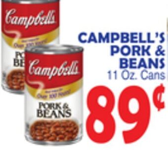 Bravo Supermarkets Campbell's pork & beans offer