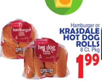 Bravo Supermarkets Krasdale hot dog rolls offer