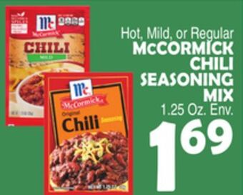 Bravo Supermarkets Mccormick chili seasoning mix offer