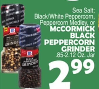 Bravo Supermarkets Mccormick black peppercorn grinder offer
