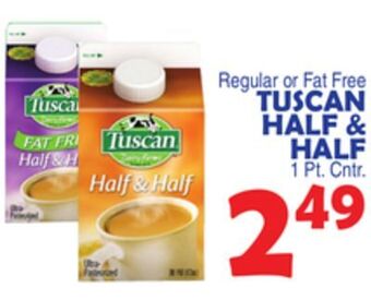Bravo Supermarkets Tuscan half & half offer