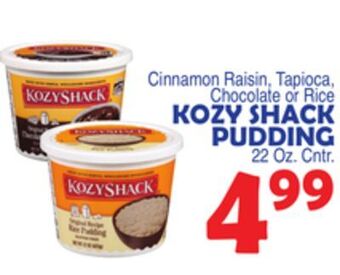 Bravo Supermarkets Kozy shack pudding offer
