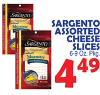 Bravo Supermarkets Sargento assorted cheese slices offer