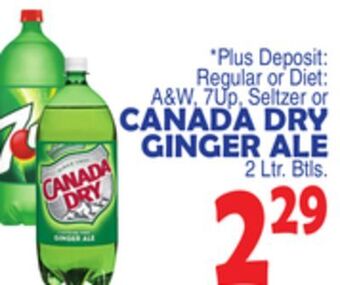 Bravo Supermarkets Canada dry ginger ale offer