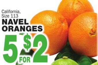 Bravo Supermarkets Navel oranges offer