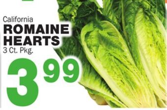 Bravo Supermarkets Romaine hearts offer