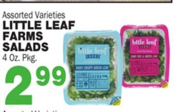 Bravo Supermarkets Little leaf farms salads offer