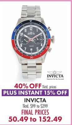 Boscov's Invicta offer