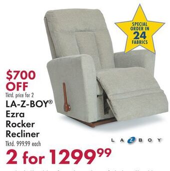 Boscov's La-z-boy® ezra rocker recliner offer