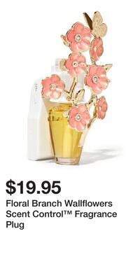 Bath & Body Works Floral branch wallflowers scent control™ fragrance plug offer