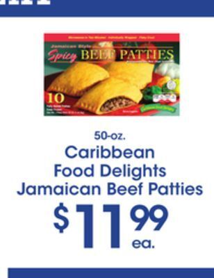 Price Rite Caribbean food delights jamaican beef patties offer