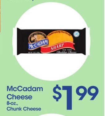 Price Rite Mccadam cheese offer